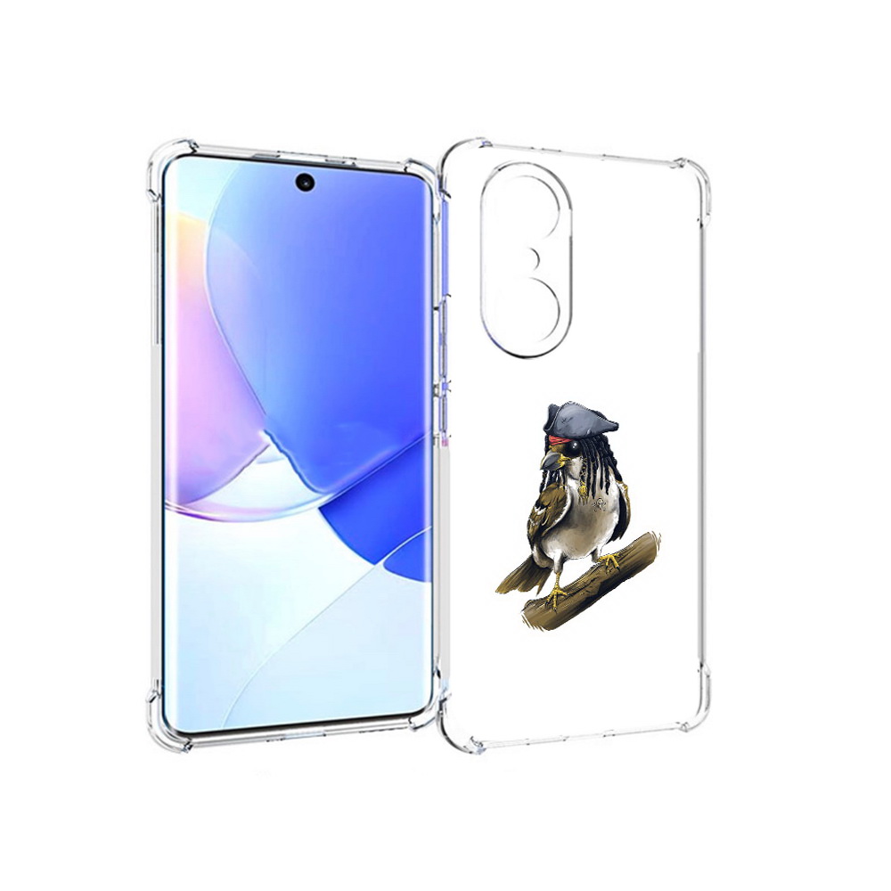 

Чехол MyPads Tocco для Honor 60 Pro Джек воробей, Прозрачный, Tocco