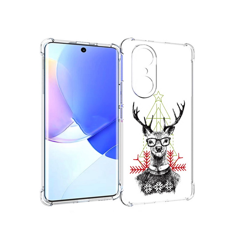 

Чехол MyPads Tocco для Honor 60 Pro умный олень, Прозрачный, Tocco