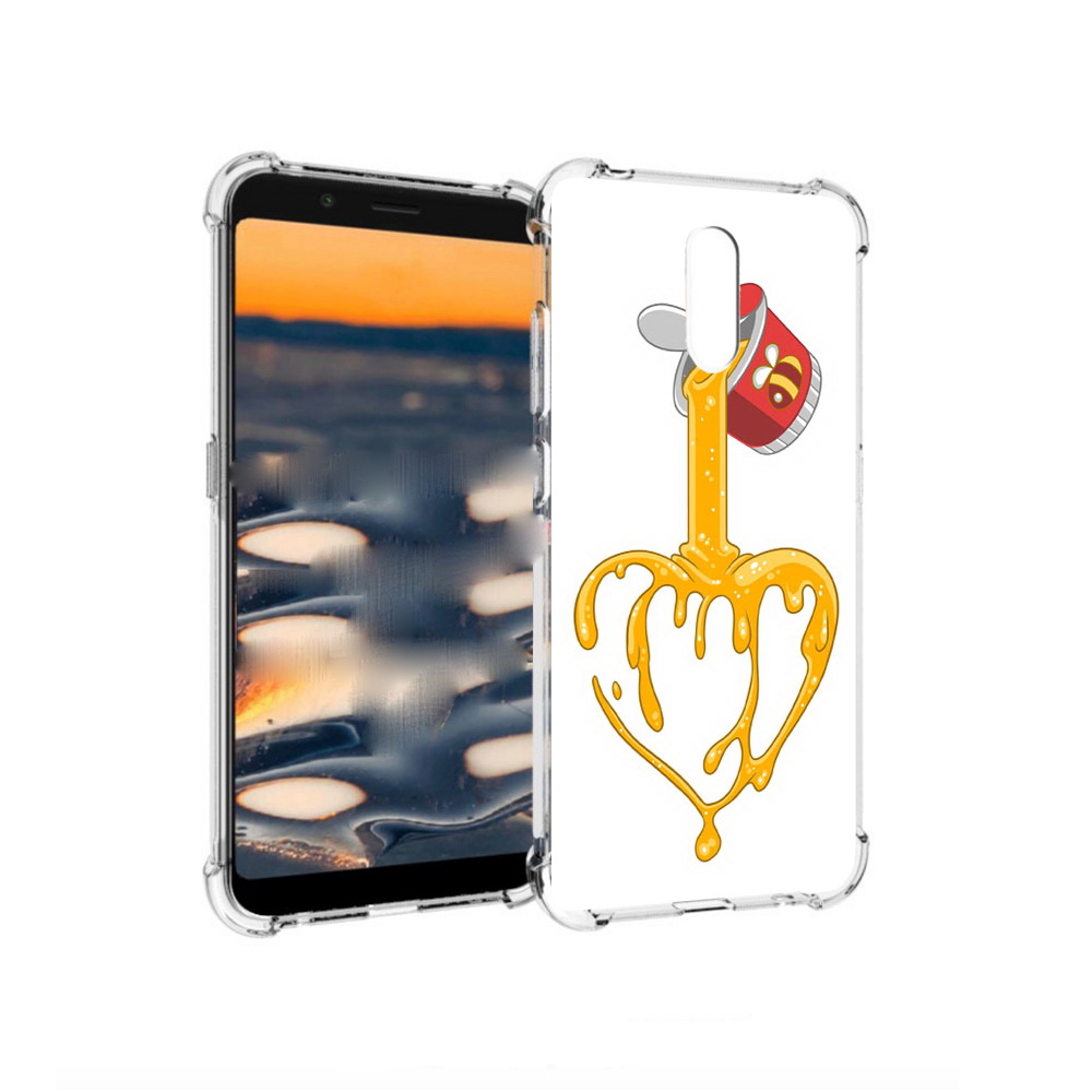 

Чехол MyPads Tocco для Nokia C2 медовое сердце (PT227055.113.471), Прозрачный, Tocco