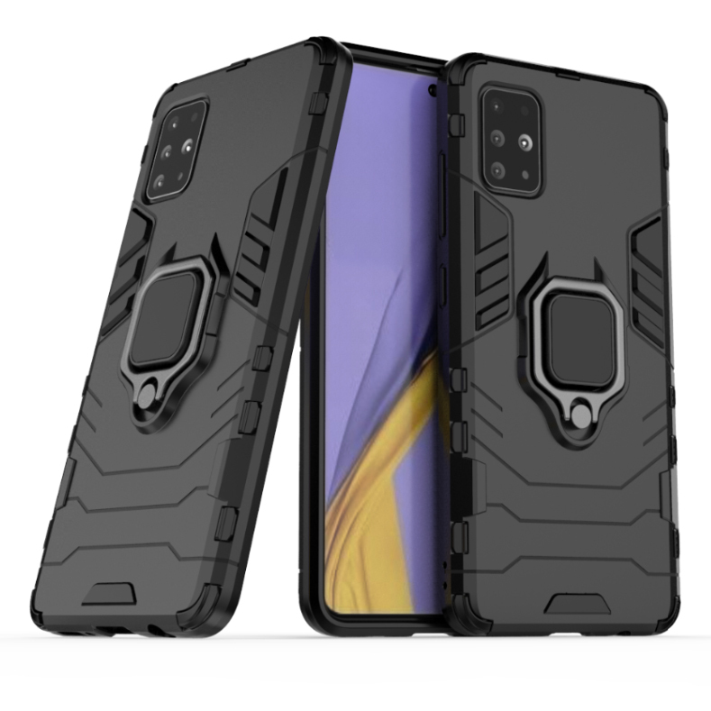 

Чехол противоударный для Samsung Galaxy M30S / M21, Armor Ring Holder, черный, Samsung Galaxy M30S / M21