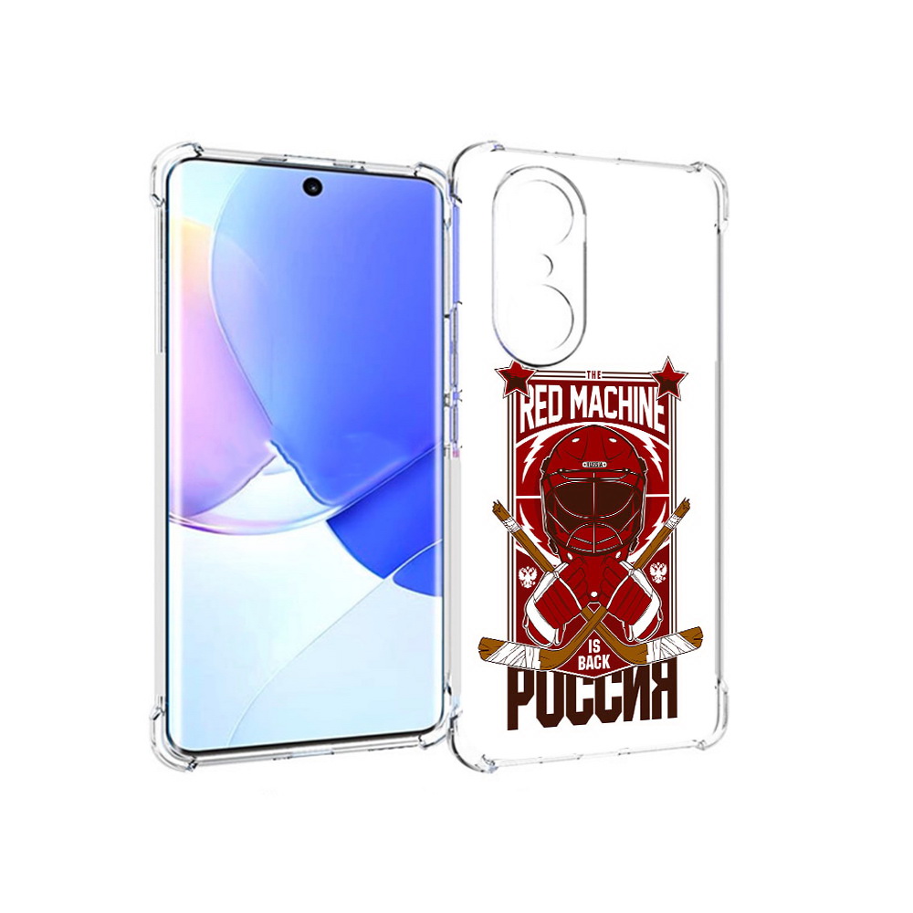 

Чехол MyPads Tocco для Honor 60 Pro хоккей россия, Прозрачный, Tocco