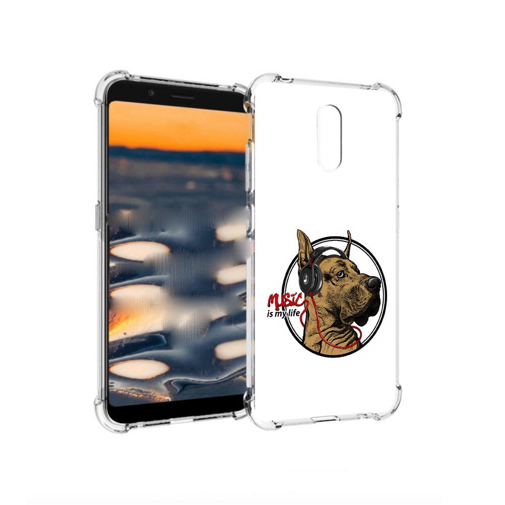 

Чехол MyPads Tocco для Nokia C2 музыкальная собака (PT227055.113.490), Прозрачный, Tocco