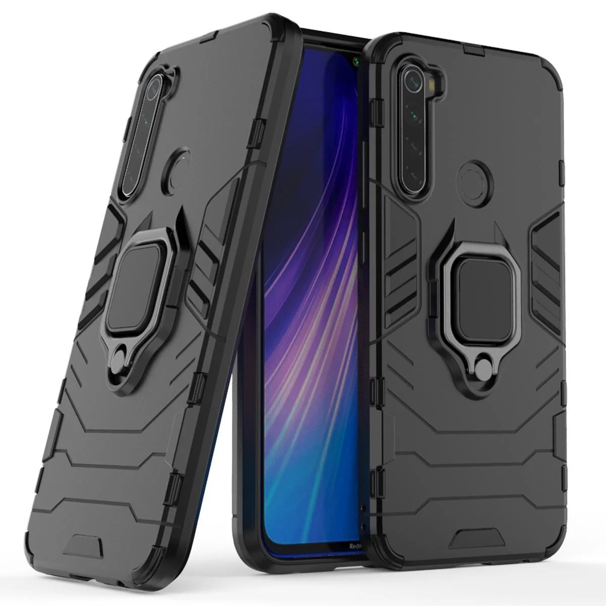 

Чехол противоударный для Xiaomi Redmi Note 8, Armor Ring Holder, черный, Xiaomi Redmi Note 8