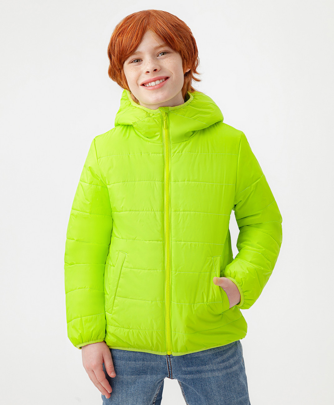

Куртка детская Button Blue 123BBBB41015500, цвет салатовый, размер 134, Зеленый, 123BBBB41015500