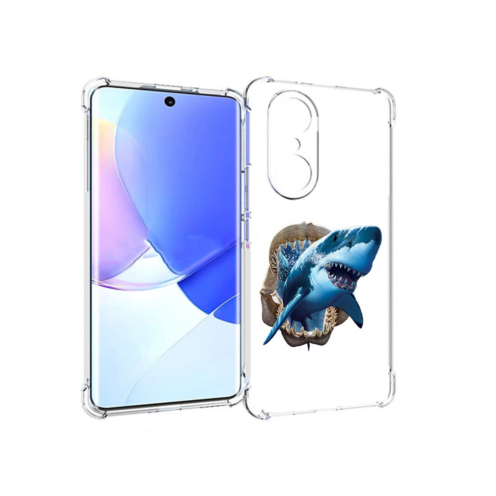 

Чехол MyPads Tocco для Honor 60 Pro челюсти, Прозрачный, Tocco
