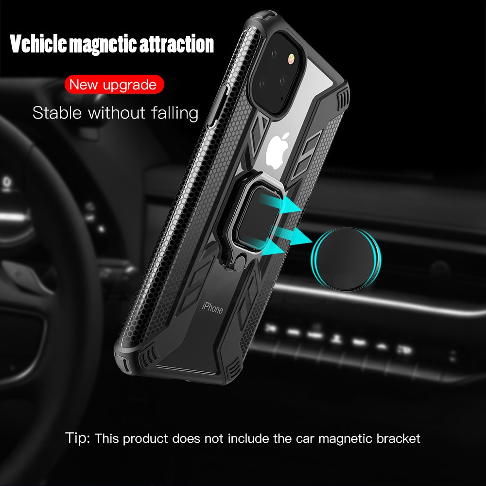 

Чехол противоударный для iPhone 7 / 8 / SE (2020), Defense Ring Holder, черный, Apple iPhone 7 / 8 / SE (2020)