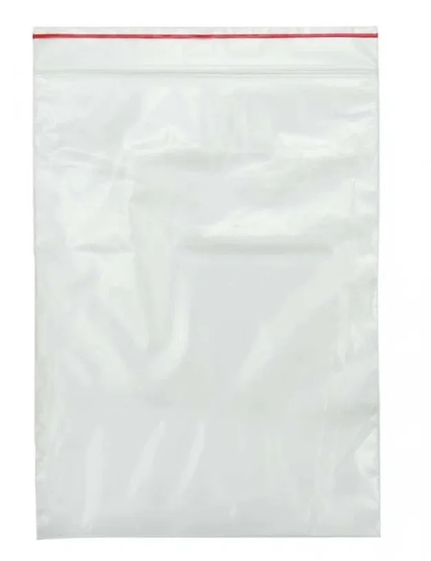 

Зип пакет 15х22 см оптом 1000шт с zip lock замком для хранения, Прозрачный