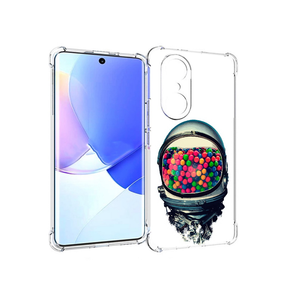 

Чехол MyPads Tocco для Honor 60 Pro шлем космонавта, Прозрачный, Tocco