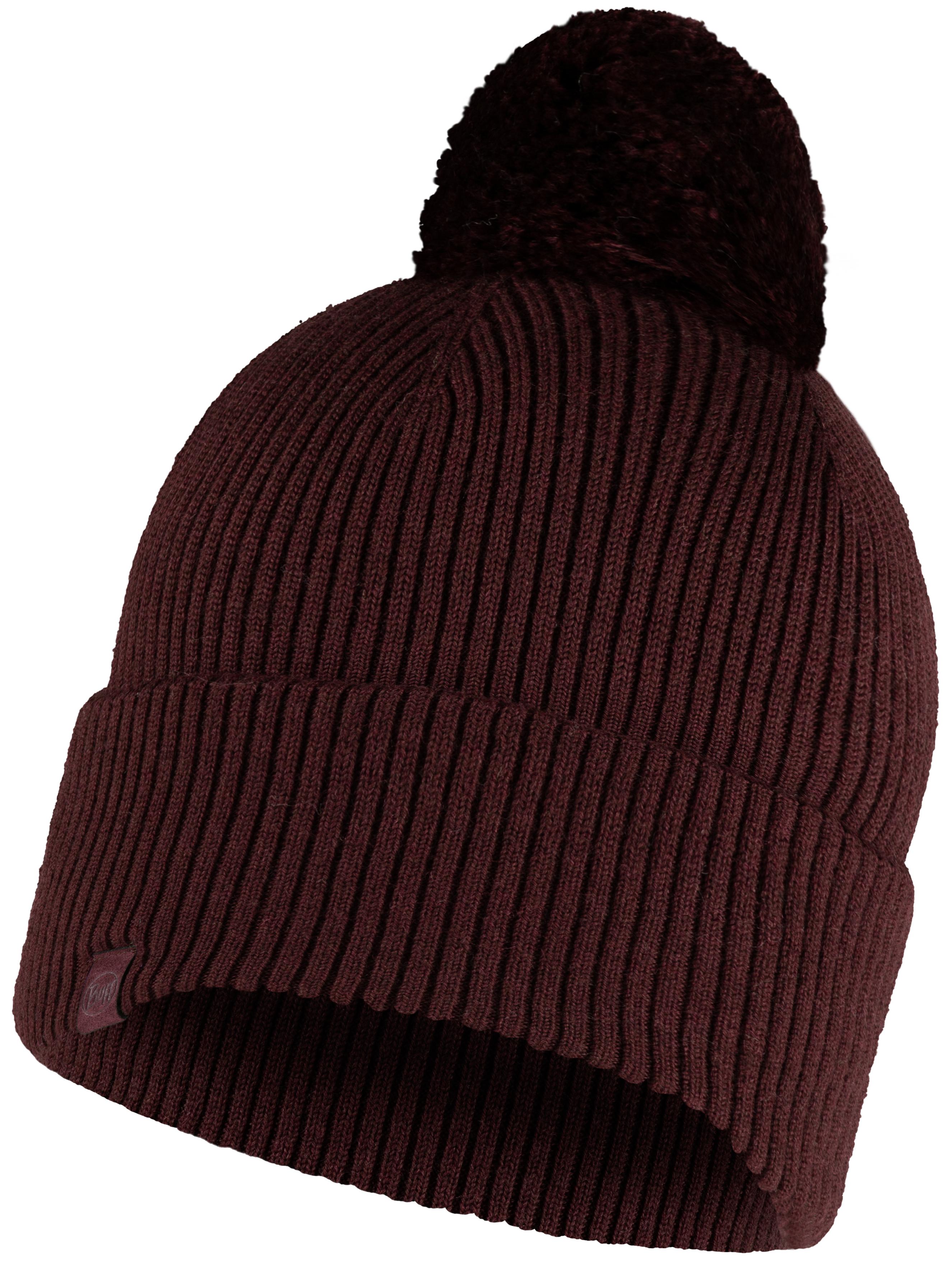 

Шапка бини унисекс Buff Knitted Hat Tim коричневый, Бордовый, Knitted Hat Tim