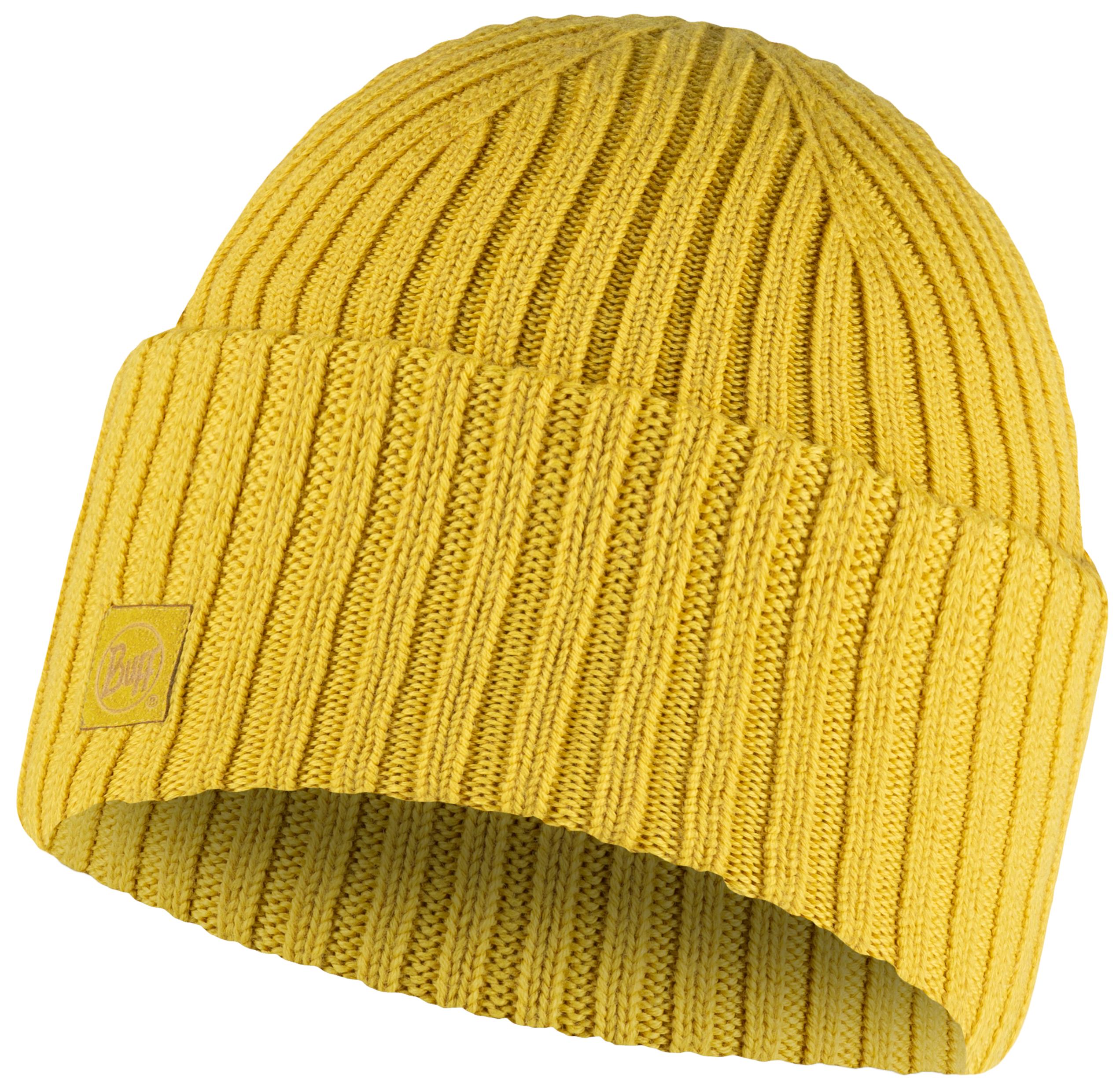 

Шапка бини унисекс Buff Knitted Hat Ervin желтый, Knitted Hat Ervin
