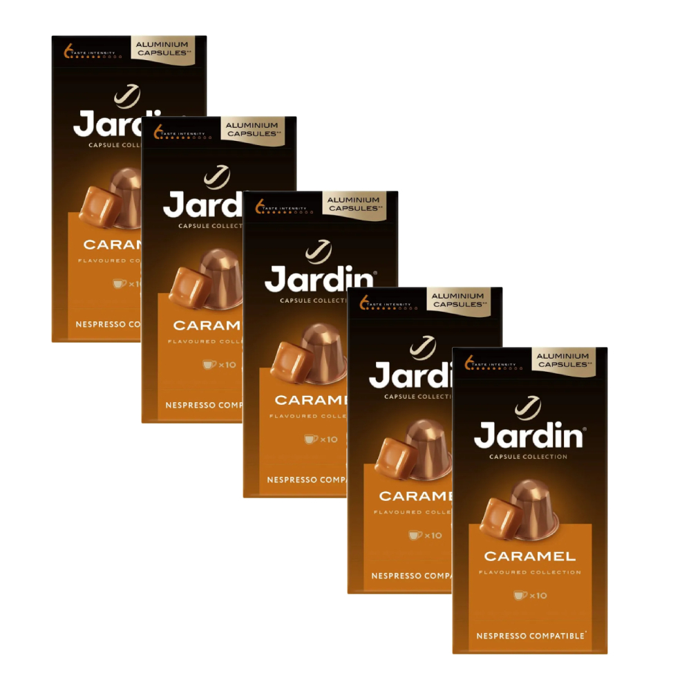 Кофе в капсулах Jardin Caramel для кофемашин Nespresso, 50 капсул