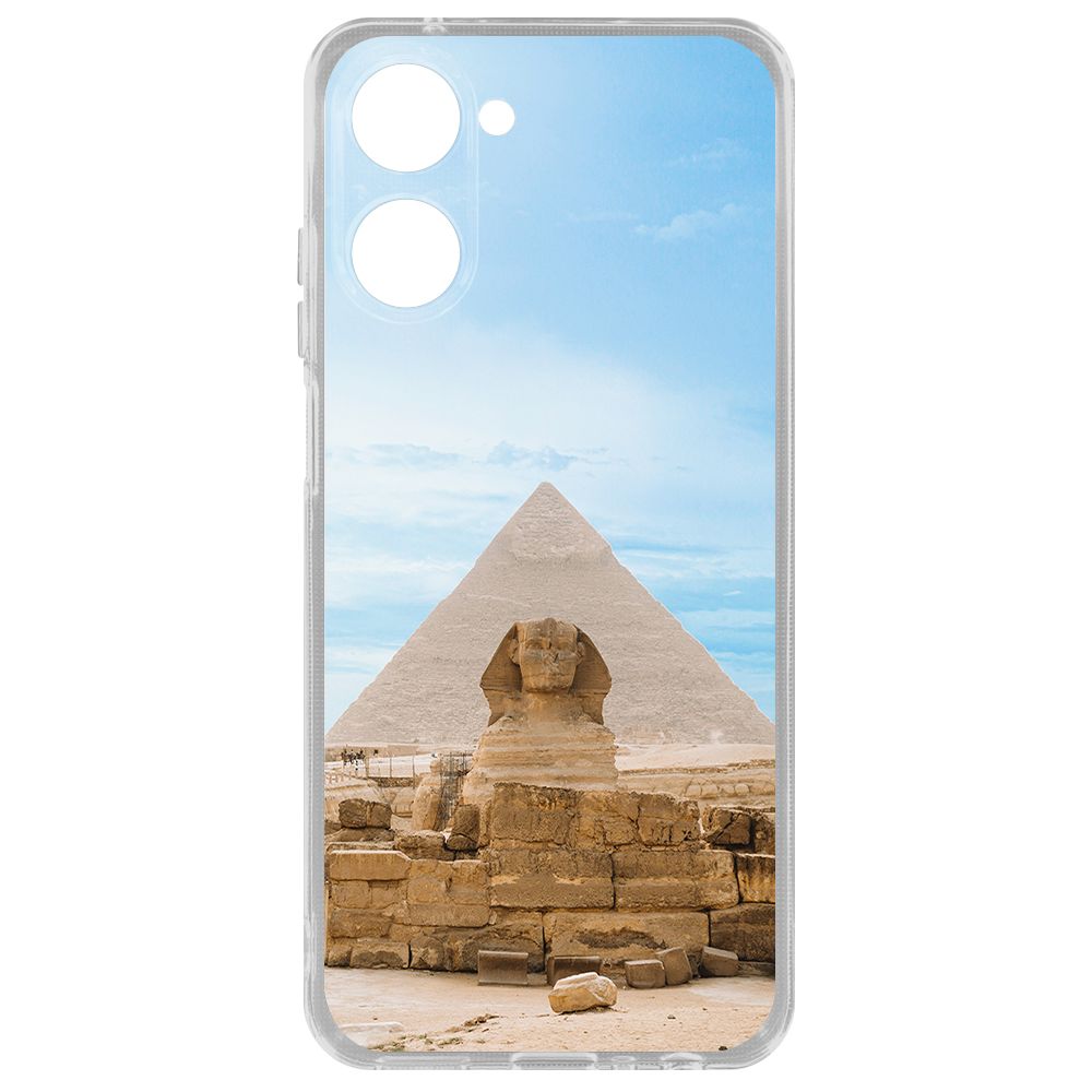 Чехол-накладка Krutoff Clear Case Египет, Сфинкс для Realme 10 4G