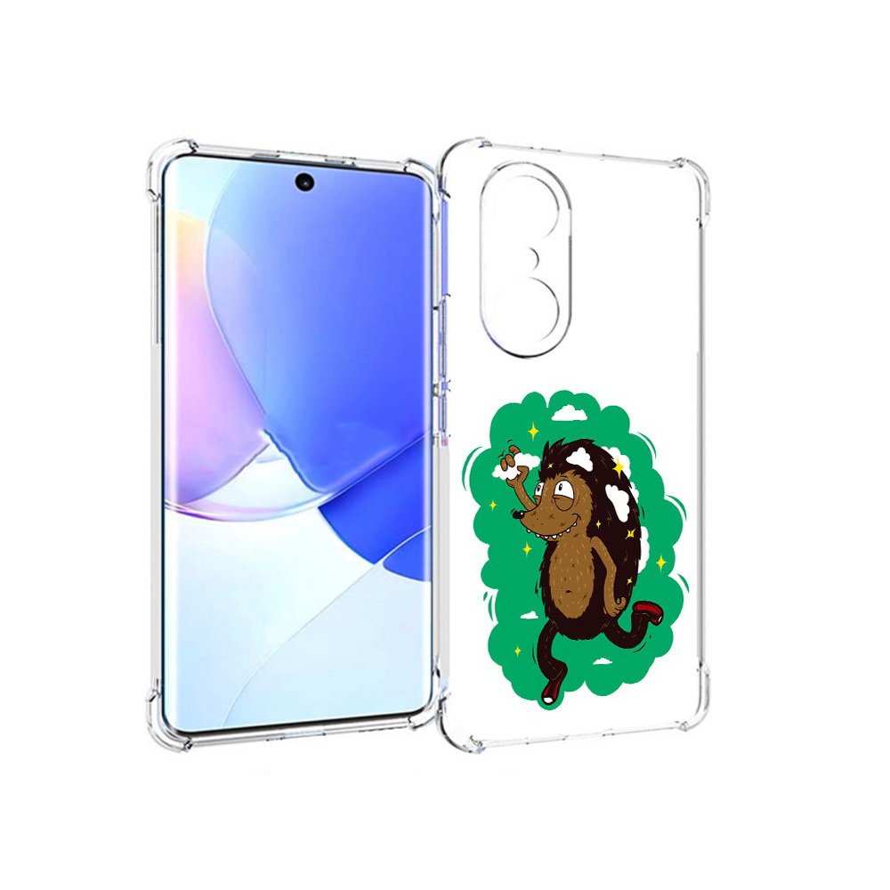 

Чехол MyPads Tocco для Honor 60 Pro Ежик в облаках, Прозрачный, Tocco