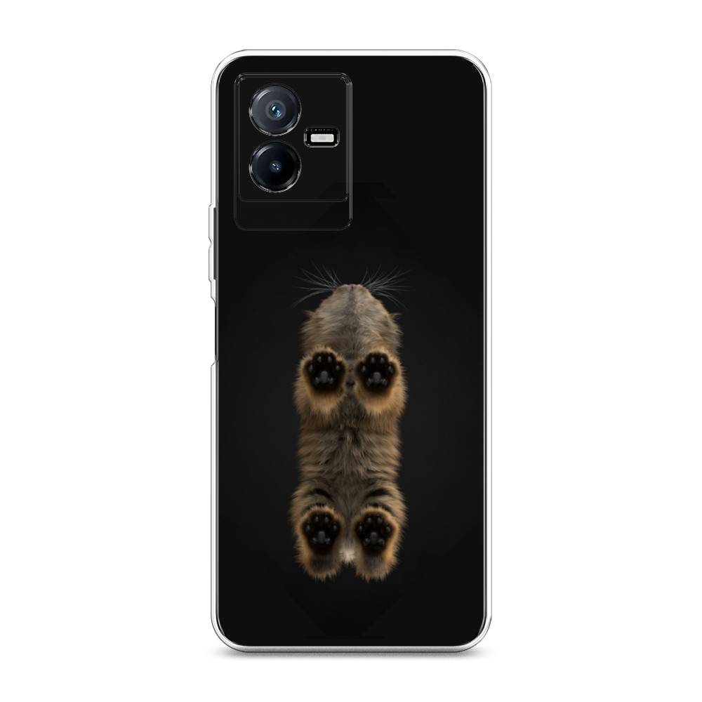 

Чехол Awog на Vivo Y73t "Кошачьи лапки", Черный, 268050-1