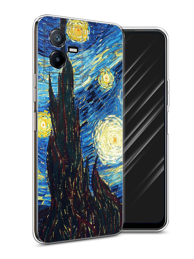 

Чехол Awog на Vivo Y73t "Ван Гог Звездная ночь", Желтый, 268050-9