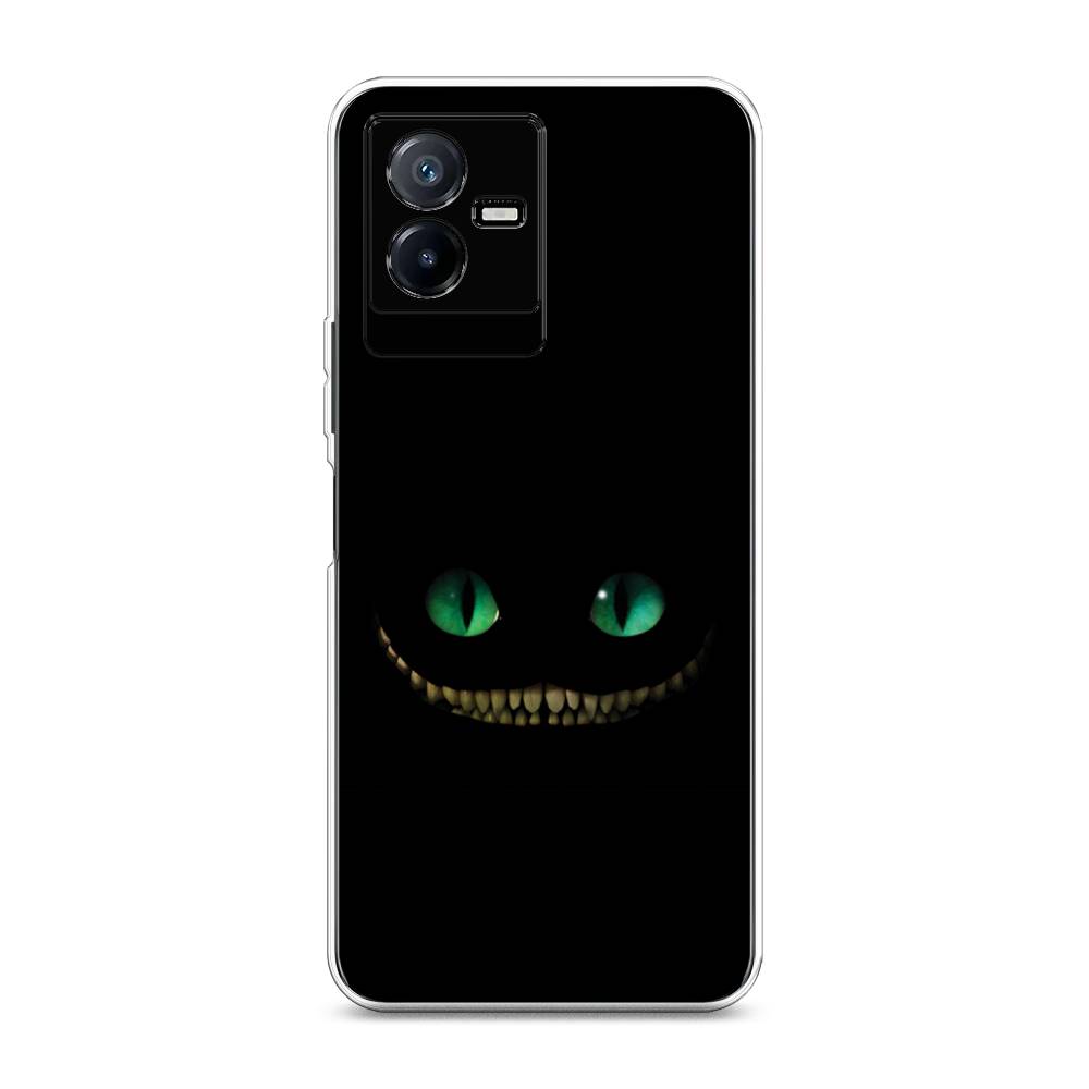 

Чехол Awog для Vivo Y73t "Зеленоглазый чеширский кот", Черный, 268050-10