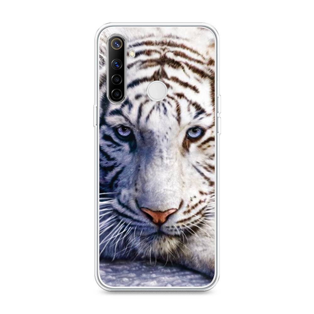 

Чехол на Realme 6i "Бенгальский тигр", Коричневый;белый, 252950-1