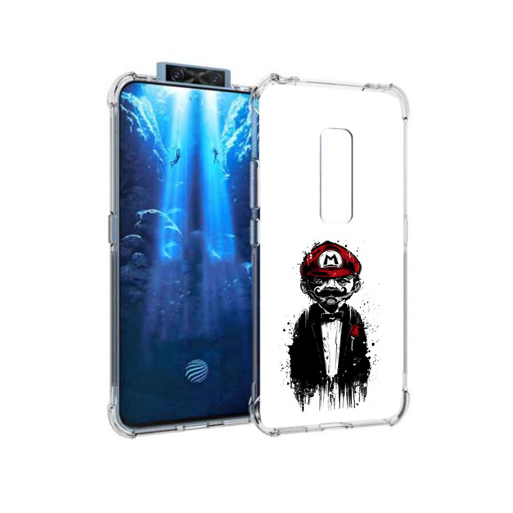 

Чехол MyPads Tocco для Vivo V17 Pro марио (PT226965.387.458), Прозрачный, Tocco