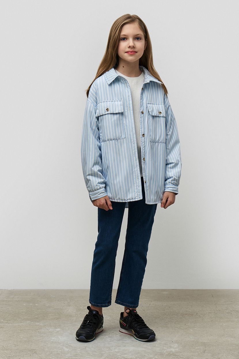 

Куртка детская BAON BK0323003, SKY WAY STRIPED, 152, Голубой, BK0323003