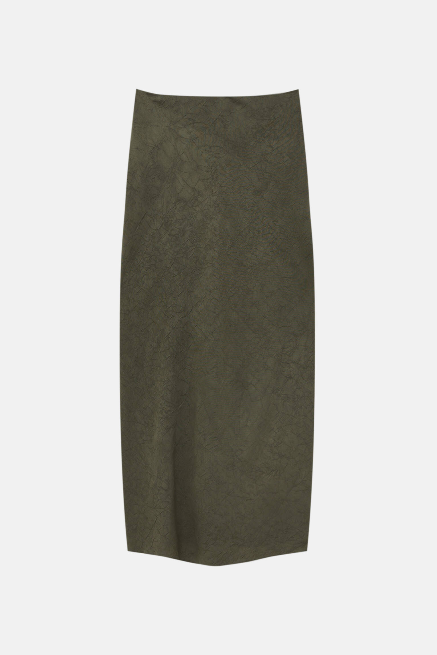 Юбка женская Pull&Bear PUL557322994 хаки S. Доставка из-за рубежа.