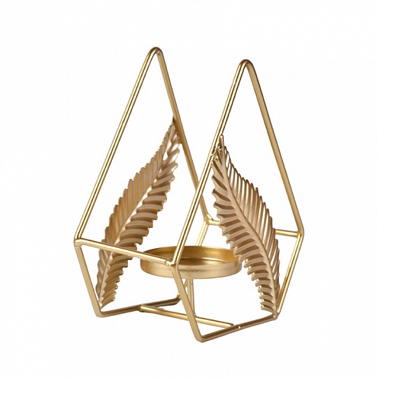 

Подсвечник Home Collection Black & Gold Декоративный 14.5х5см 1 шт, Золотистый