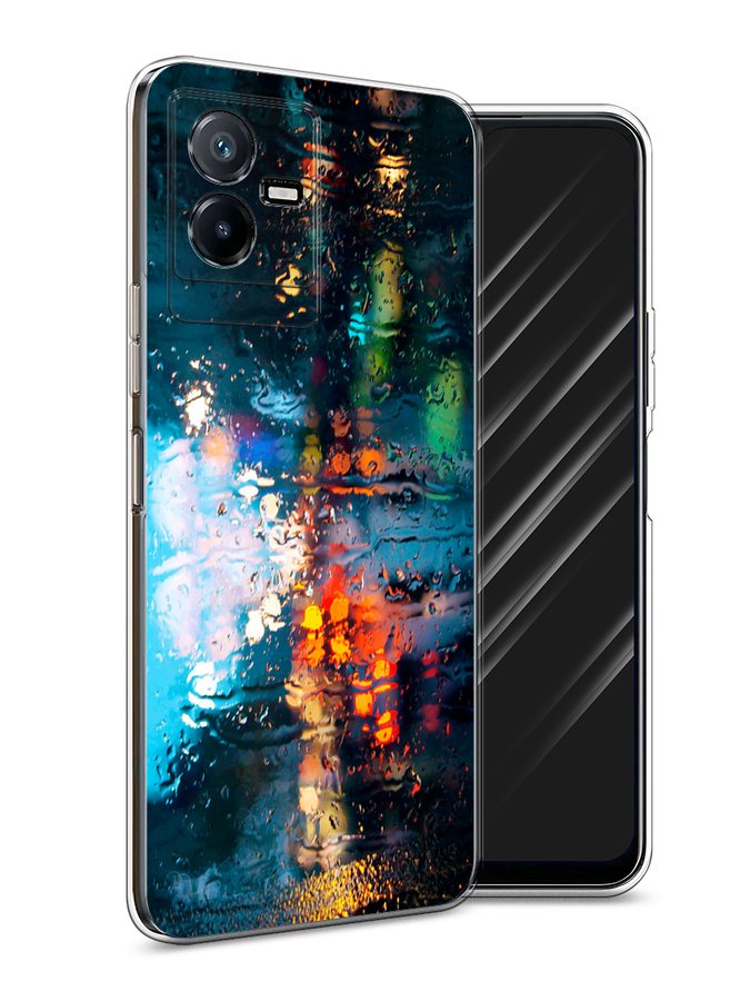 

Чехол Awog на Vivo Y73t "Абстракция 28", Голубой, 268050-3