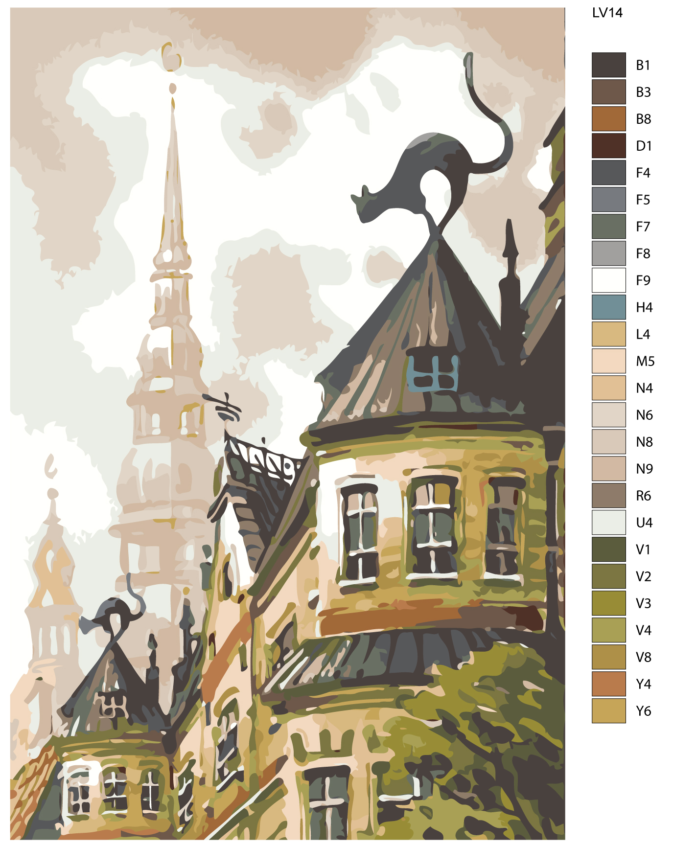 

Картина по номерам, Живопись по номерам, 100 x 150, LV14