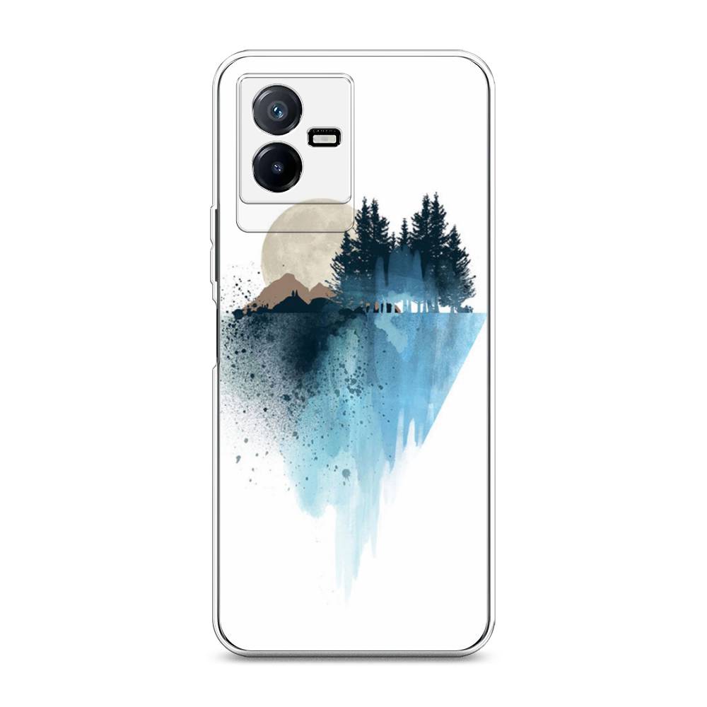 

Чехол Awog на Vivo Y73t "Горы 5", Голубой, 268050-4