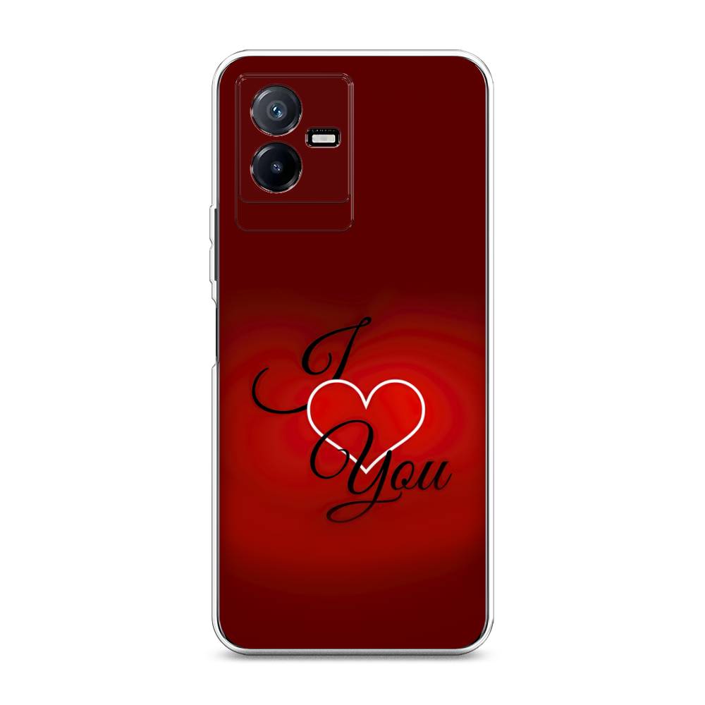 

Чехол Awog на Vivo Y73t "I love you 3", Красный;черный, 268050-6