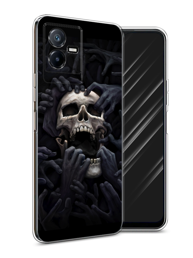 

Чехол Awog на Vivo Y73t "Череп 29", Черный;серый, 268050-9