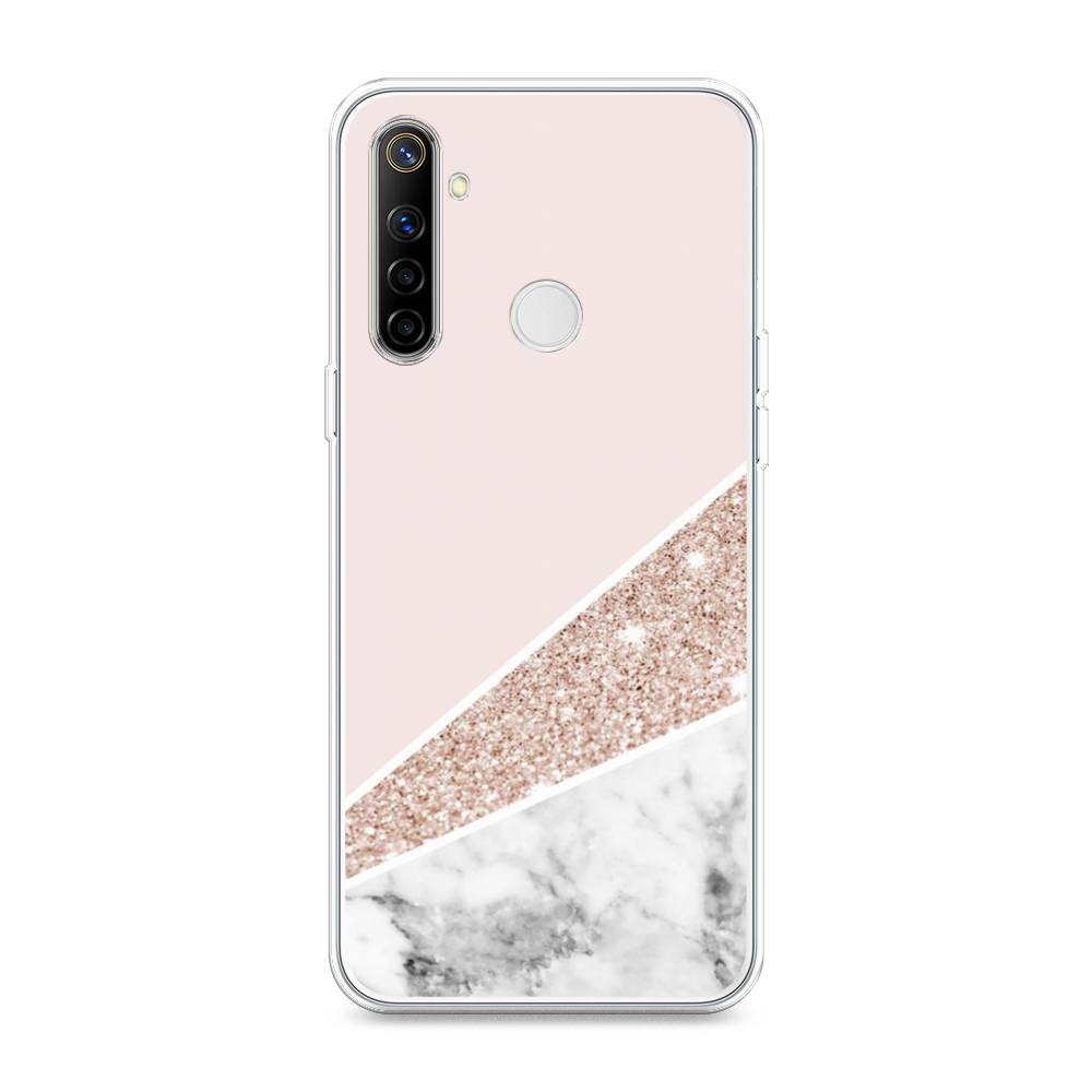 

Чехол на Realme 6i "Блестящий розовый мрамор", 252950-3