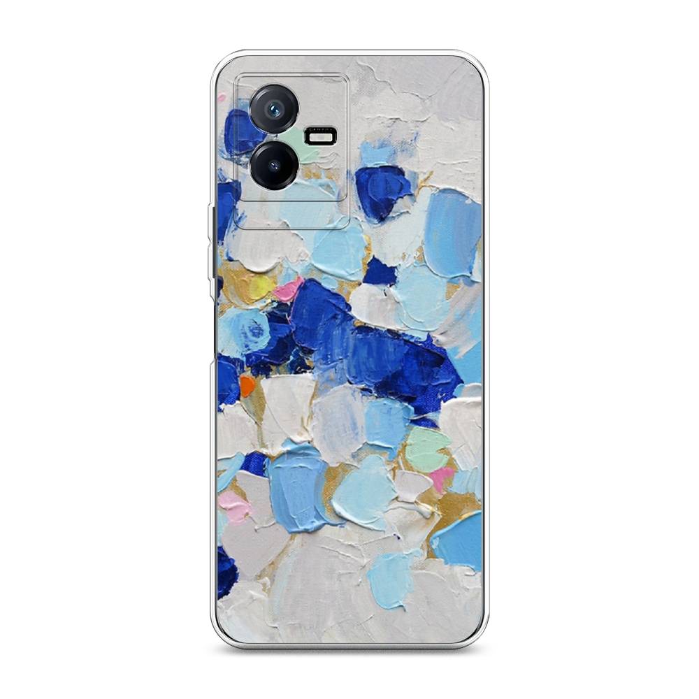 

Чехол Awog на Vivo Y73t "Холст сине-белый", Синий, 268050-10