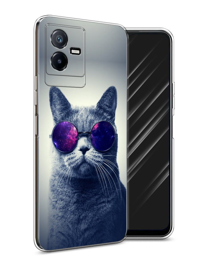 

Чехол Awog на Vivo Y73t "Космический кот", Красный, 268050-1