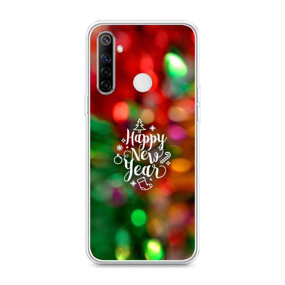 

Чехол на Realme 6i "Новый Год на елке", Зеленый;красный;желтый, 252950-5