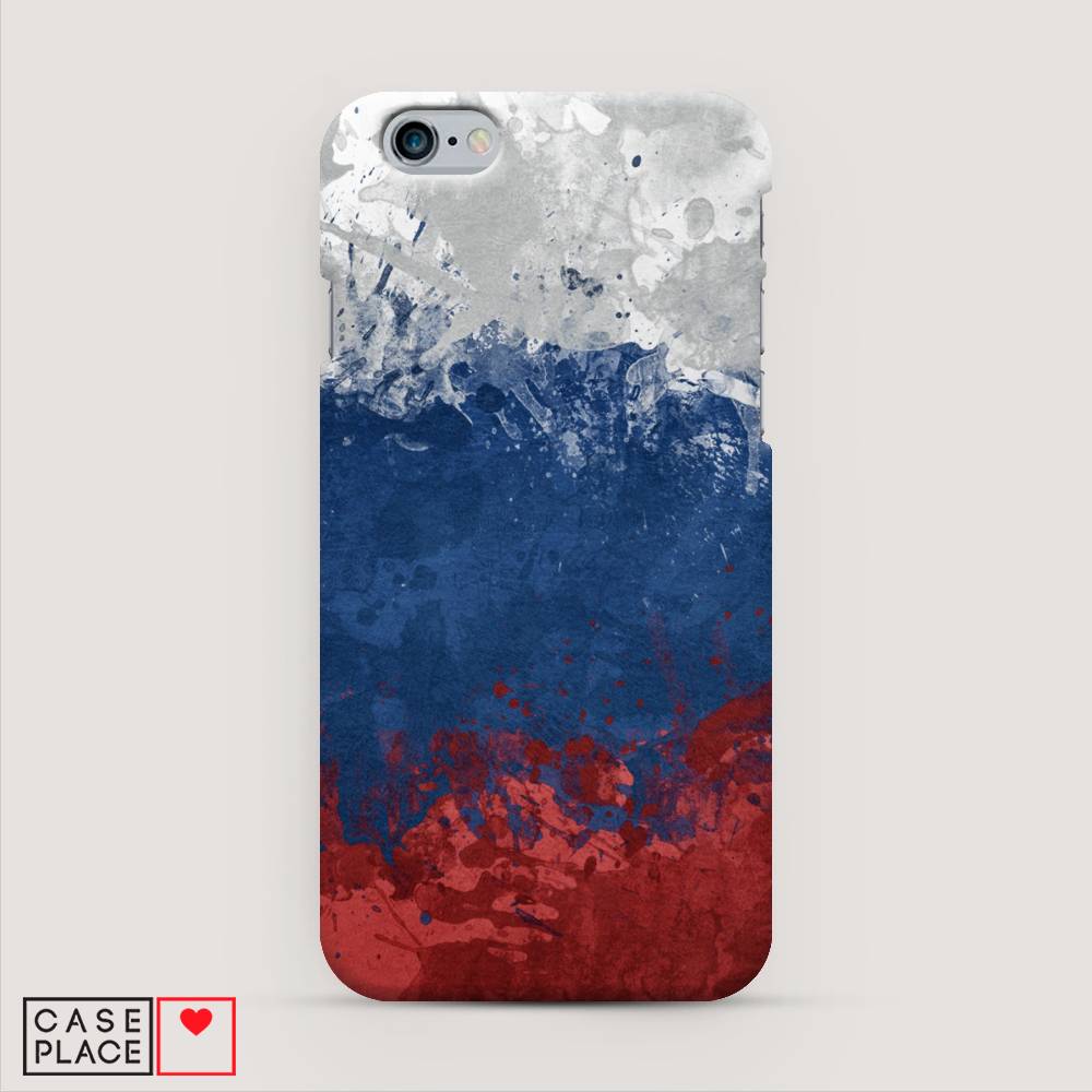 

Пластиковый чехол "Флаг России неровный" на Apple iPhone 6S, 0104S20-4