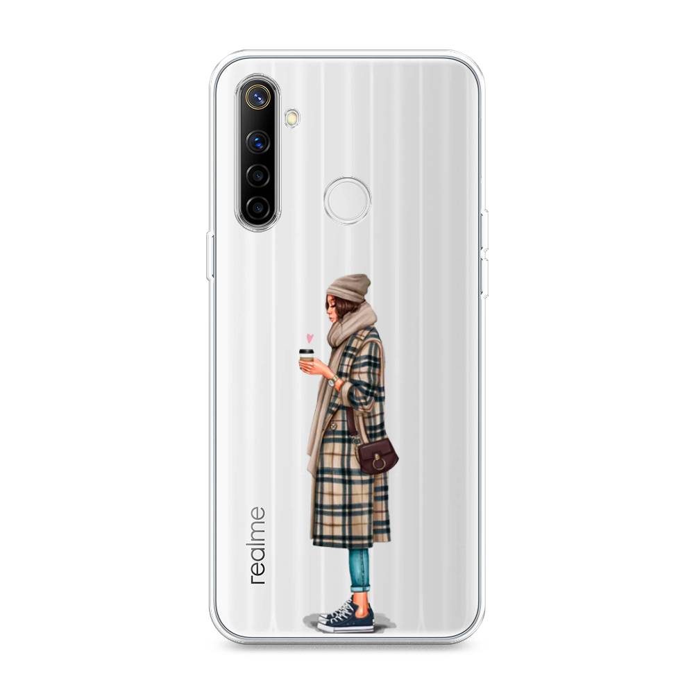 

Чехол на Realme 6i "Утренний кофе", Коричневый;бежевый, 252950-6