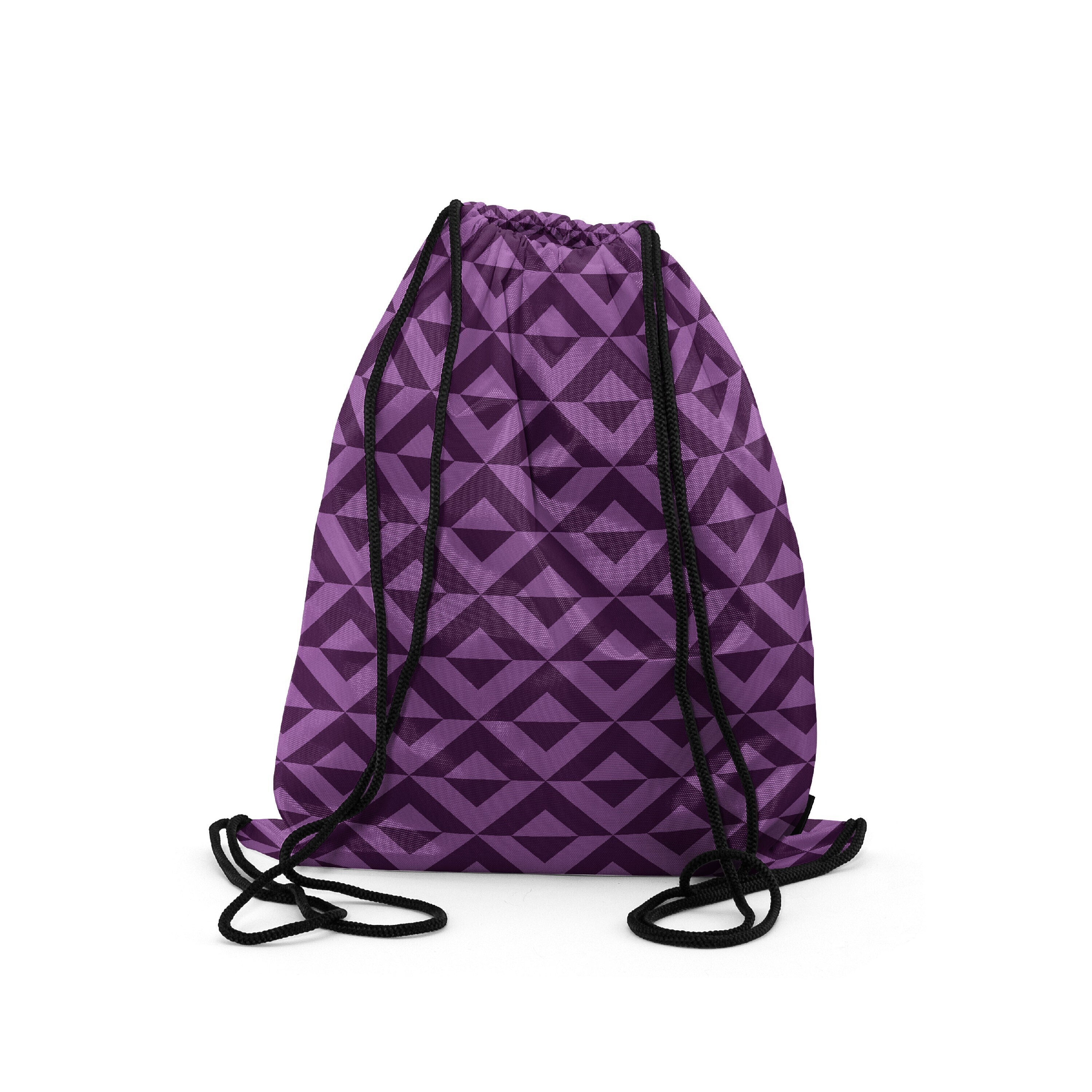 

Мешок-рюкзак для сменной обуви Burnettie HalloweenGeometricPattern14Big, Фиолетовый
