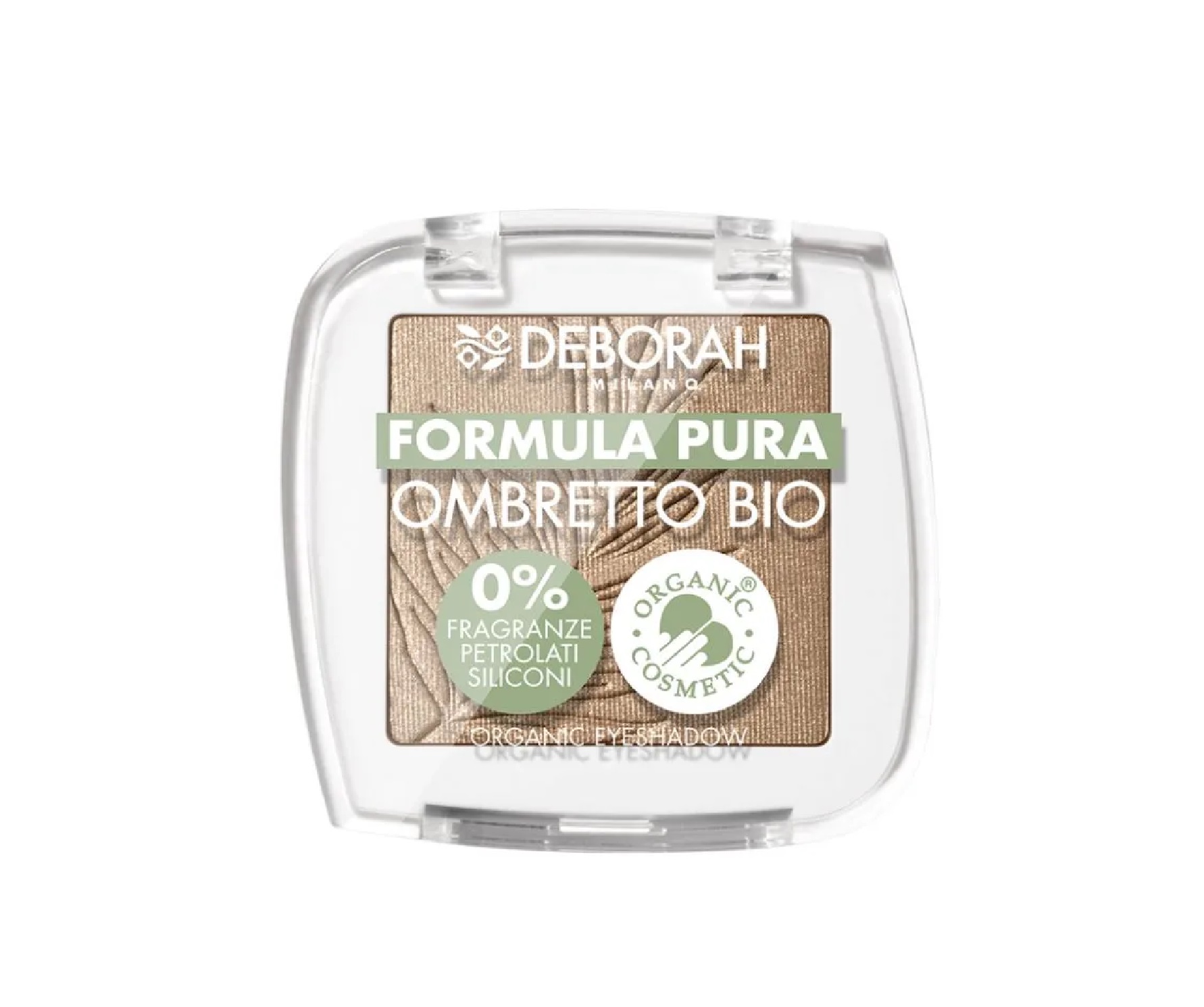 Тени для век Deborah Milano Formula Pura Ombretto Bio тон 07 Серо-коричневый 2.5г