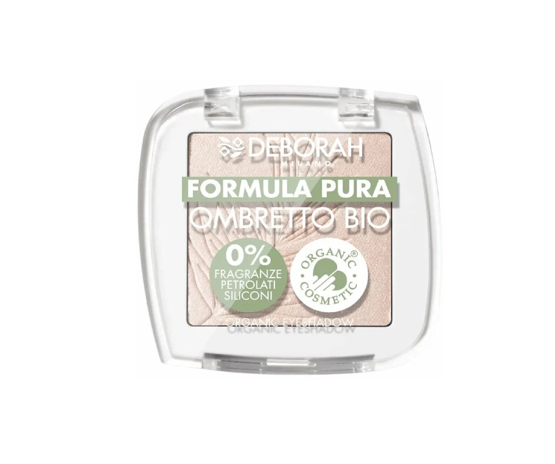 Тени для век Deborah Milano Formula Pura Ombretto Bio тон 02 Нежно-золотой 2.5г