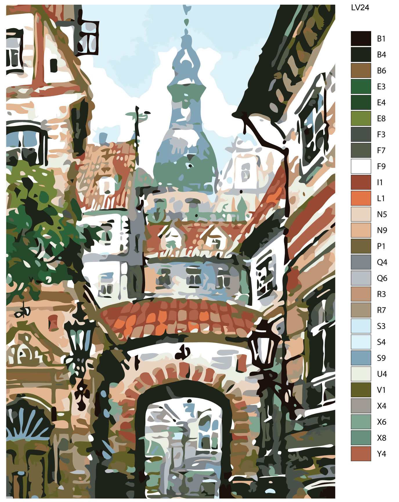 

Картина по номерам, Живопись по номерам, 60 x 90, LV24