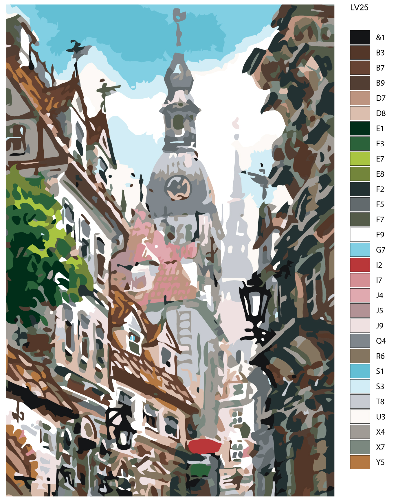 

Картина по номерам, Живопись по номерам, 100 x 150, LV25