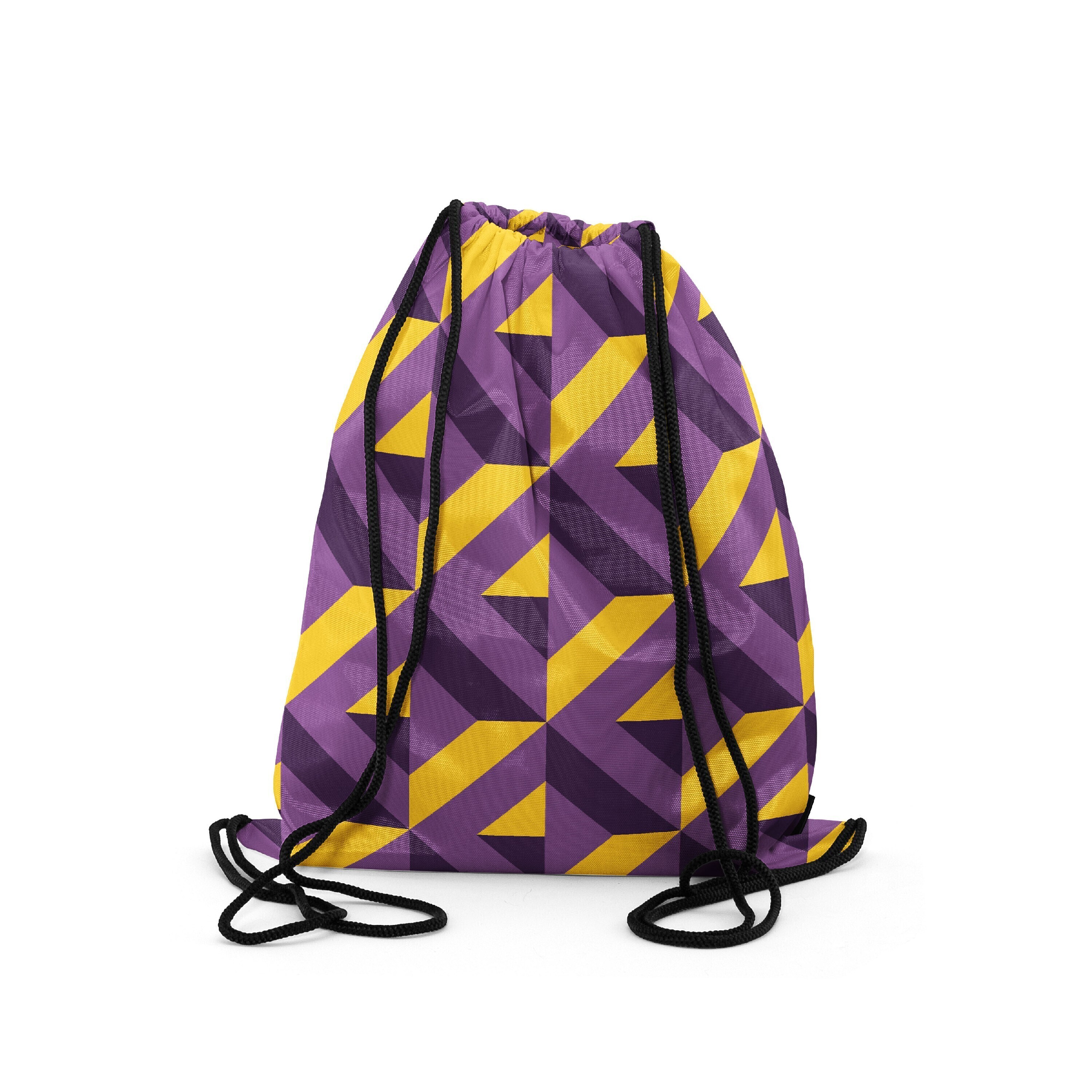 

Мешок-рюкзак для сменной обуви Burnettie HalloweenGeometricPattern15, Фиолетовый