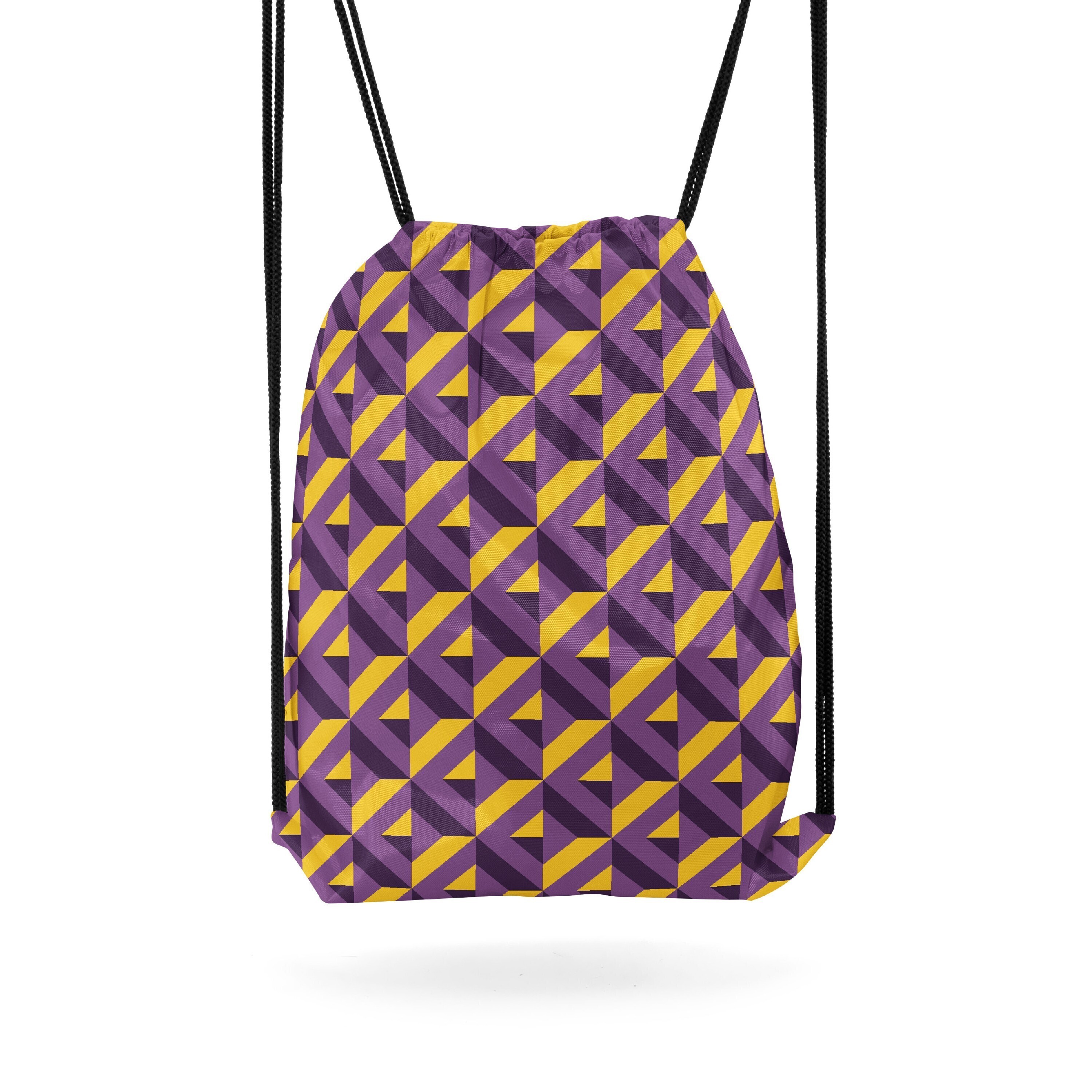 

Мешок-рюкзак для сменной обуви Burnettie HalloweenGeometricPattern15Big, Фиолетовый