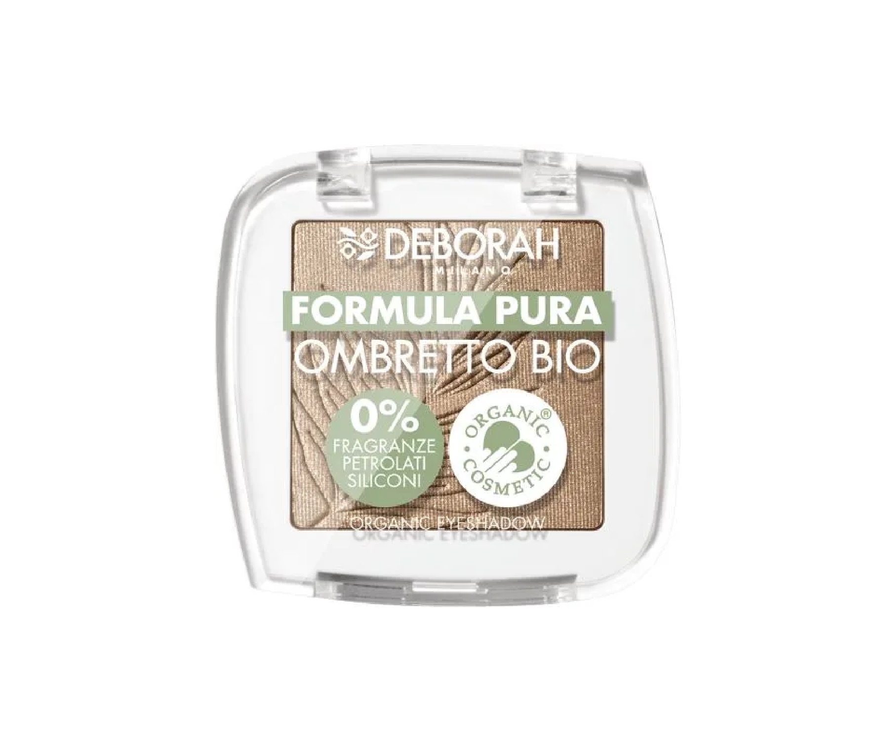 Тени для век Deborah Milano Formula Pura Ombretto Bio тон 08 Каштаново-коричневый 2.5г