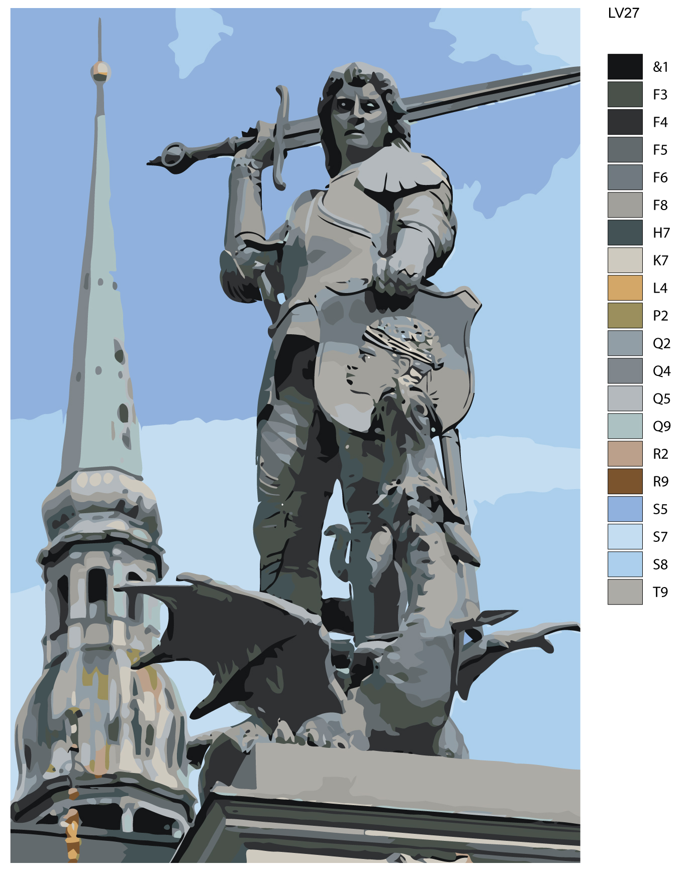 

Картина по номерам, Живопись по номерам, 100 x 150, LV27