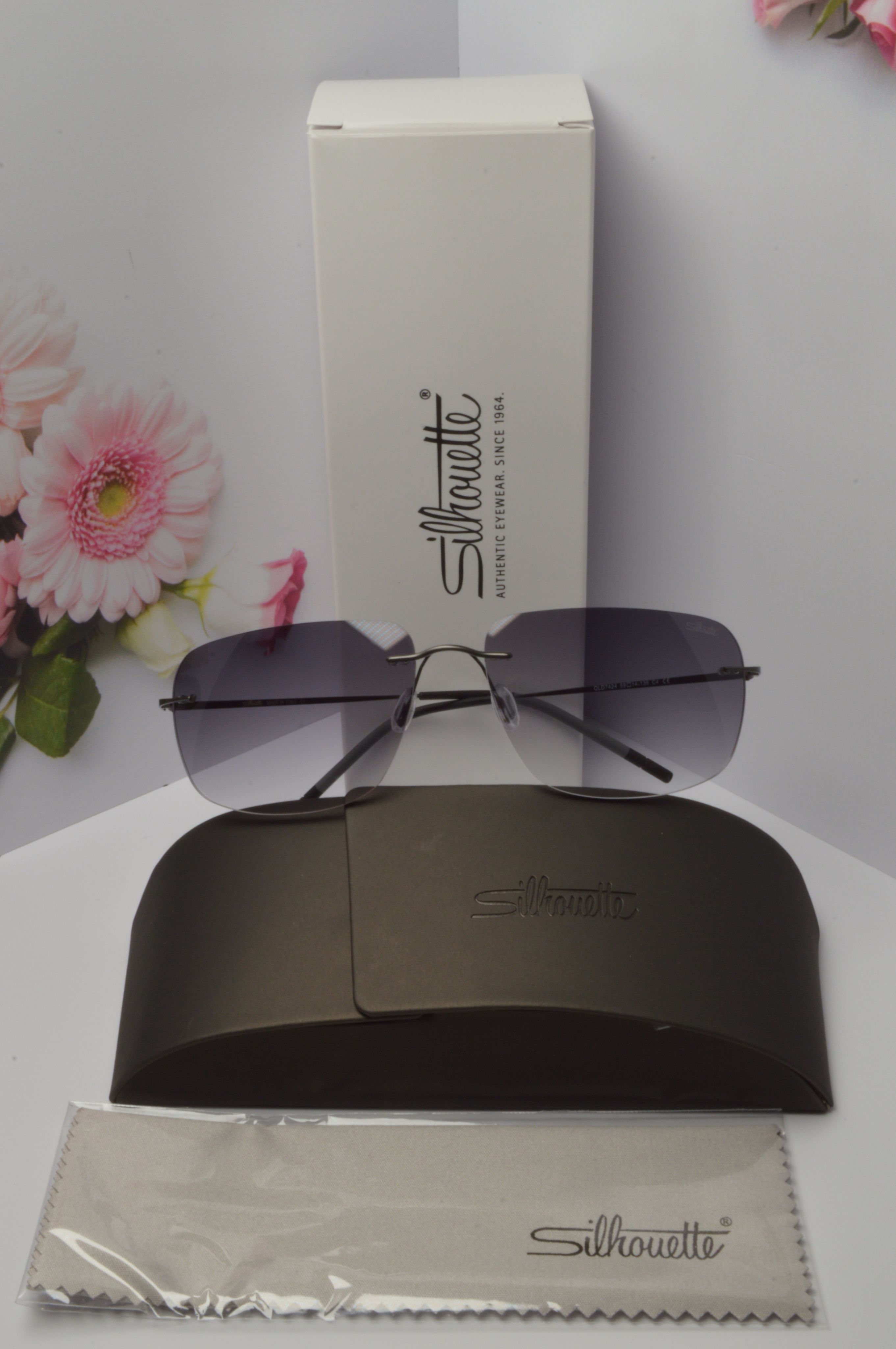 

Солнцезащитные очки унисекс Silhouette OL-SZO-Silhouette-7424-C4 серые, OL-SZO-Silhouette-7424-C4