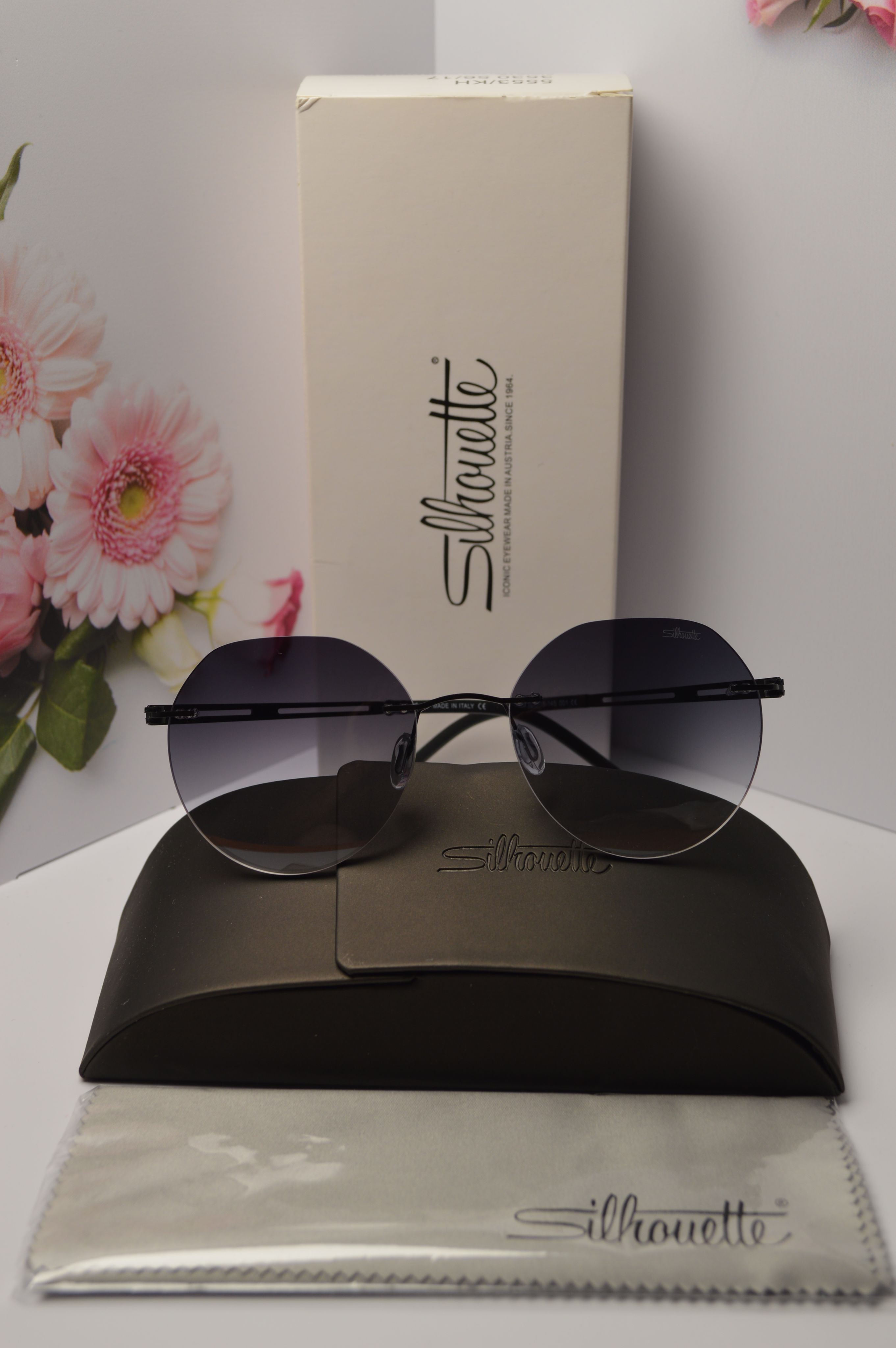 

Солнцезащитные очки унисекс Silhouette OL-SZO-Silhouette-8888-001 серые, OL-SZO-Silhouette-8888-001