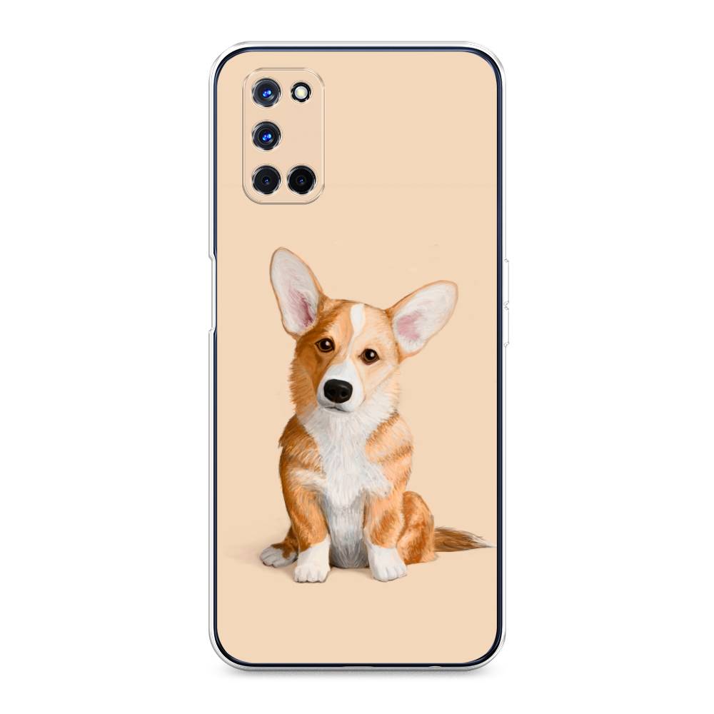 

Чехол для Oppo A52/A72 "Грустный Корги", Коричневый;бежевый, 253150-1