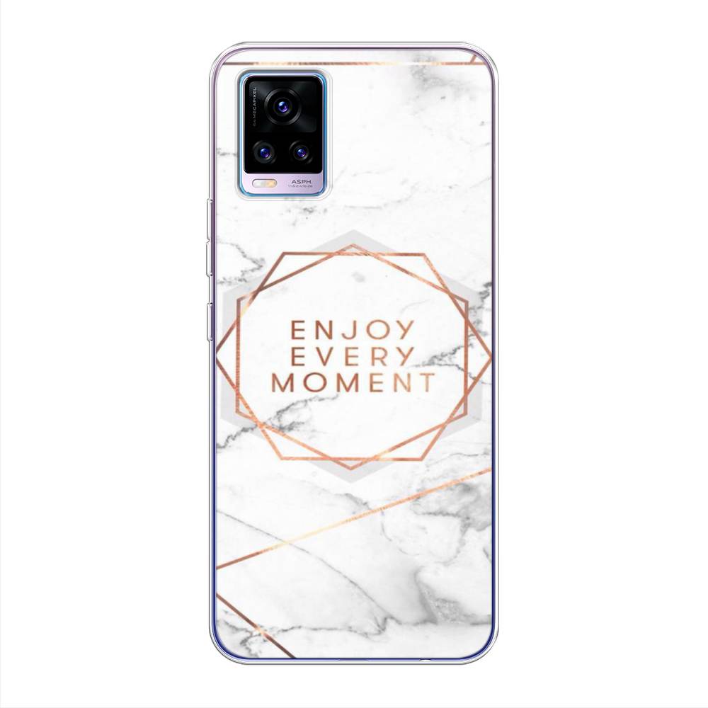 

Чехол Awog на Vivo V20 "Enjoy every moment мрамор", Разноцветный, 263350-7