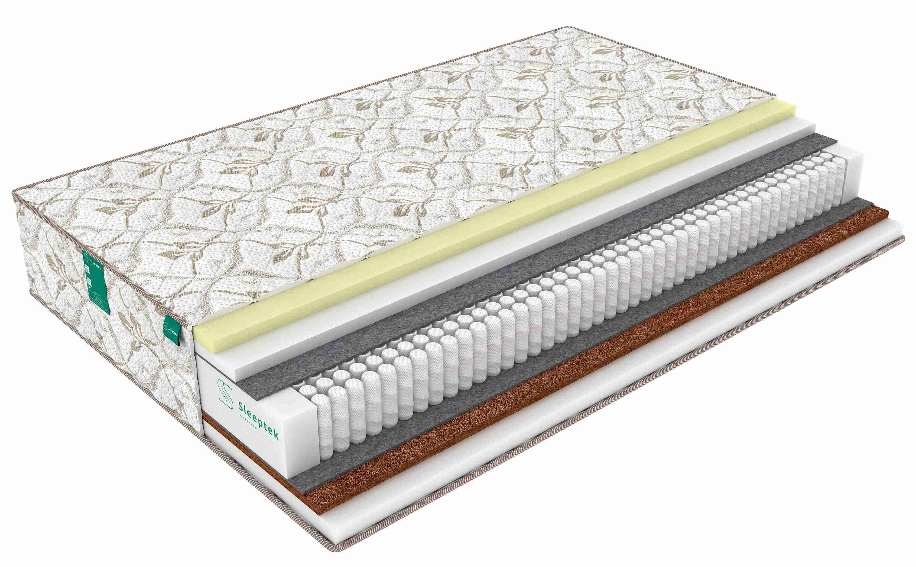 

Матрас пружинный Sleeptek Perfect MemoNorma FoamStrong/brdmtr467116 165х186, Белый, Perfect MemoNorma FoamStrong